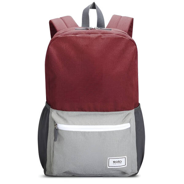 Batoh na notebook SOLO NEW YORK RE:Solve na 15,6" sivý/červený

