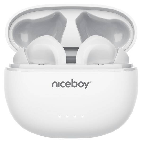 Slúchadlá Niceboy HIVE Pins ANC 3 biela

