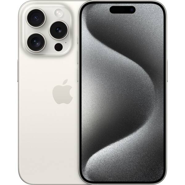 Mobilný telefón Apple iPhone 15 Pro 1TB biely titán 

