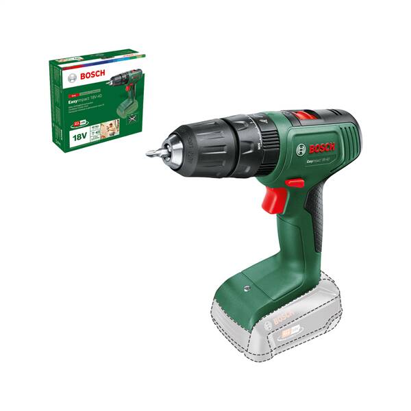 Aku vŕtačka Bosch EasyImpact 18V-40 0.603.9D8.100 (bez batérie) 


