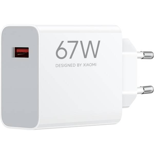 Nabíjačka do siete Xiaomi HyperCharge 67W, 1x USB-A biela

