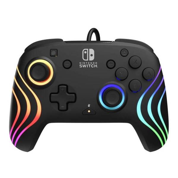 Gamepad PDP Afterglow Wave, Nintendo Switch čierny

