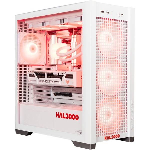 Herný počítač HAL3000 Alfa Gamer BTF White biely

