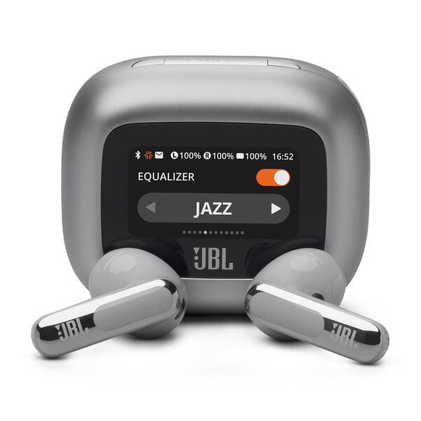 Slúchadlá JBL Live Flex 3 strieborná

