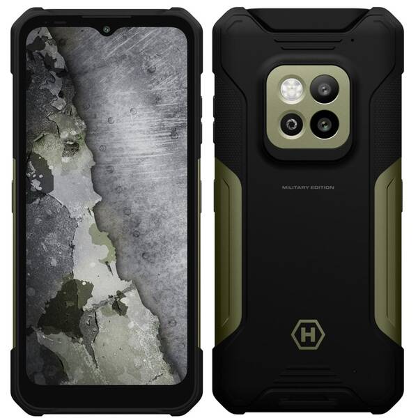 Mobilný telefón myPhone Hammer Construction 2 5G 6 GB / 128 GB zelený

