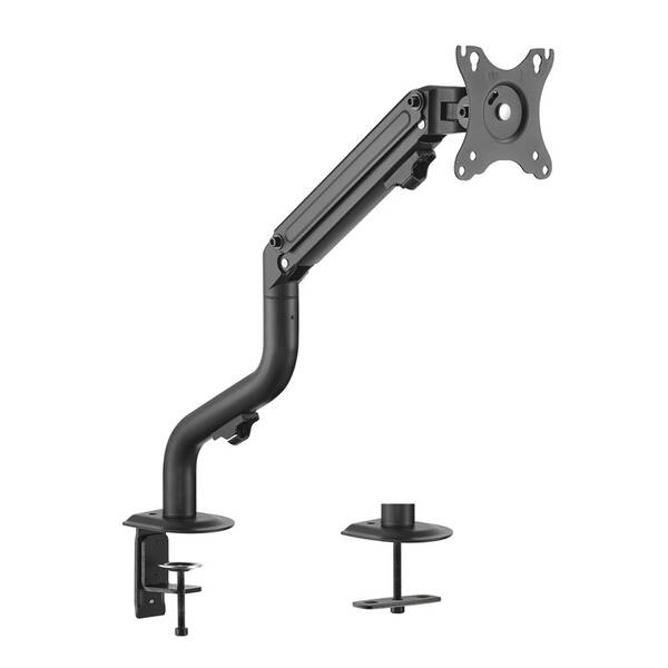 Držiak Gembird MA-DA1-02, pre monitor, naklápacie, pre uhlopriečky 17"-32”, nosnosť 8kg čierny

