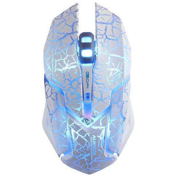 Myš E-Blue Auroza Gaming + e-box biela

