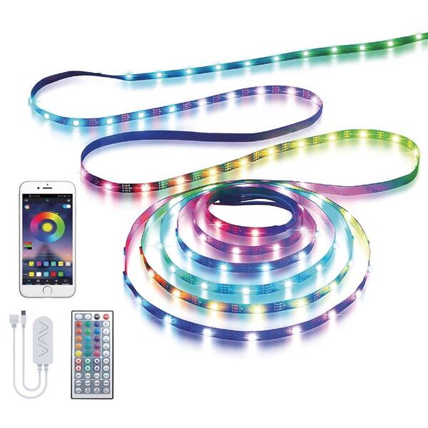 LED pásik WG 16, s ovládačom, Bluetooth, 2x5 m 

