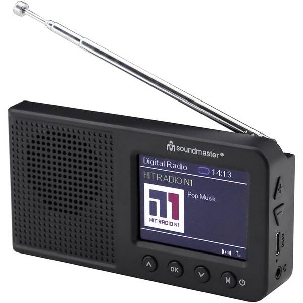 Rádioprijímač s DAB+ Soundmaster DAB175SW čierny

