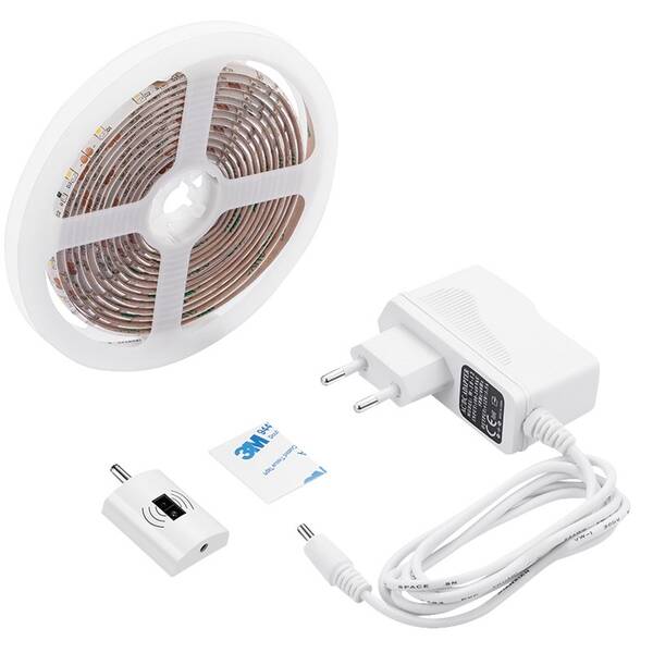 LED pásik Solight s bezdotykovým ovládaním, 3m, 180 LED, 4000K, IP65, 230V 

