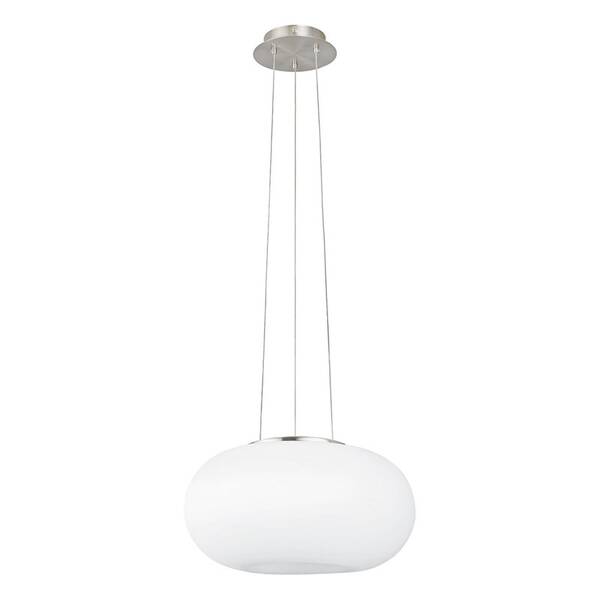 Závesné svietidlo Eglo Optica, 35 cm biele

