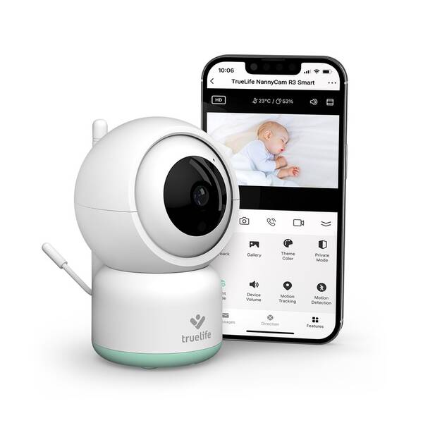 Detská elektronická pestúnka TrueLife NannyCam R3 Smart 

