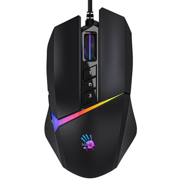 Myš A4Tech Bloody W60 Max Activated, 12000 DPI, USB čierna

