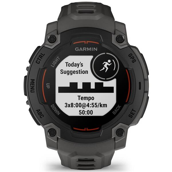 Inteligentné hodinky Garmin Instinct E - 45 mm - Black / Charcoal Band čierny

