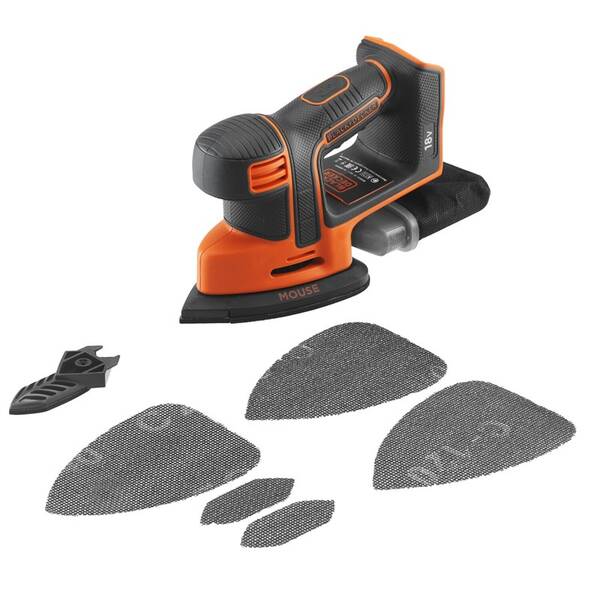 Vibračná brúska Black-Decker BDCDS18N-XJ (bez batérie) 

