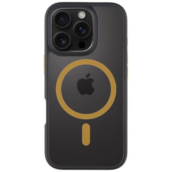 Kryt na mobil Tactical MagForce Hyperstealth 2.0 na Apple iPhone 16 Pro čierny/žltý

