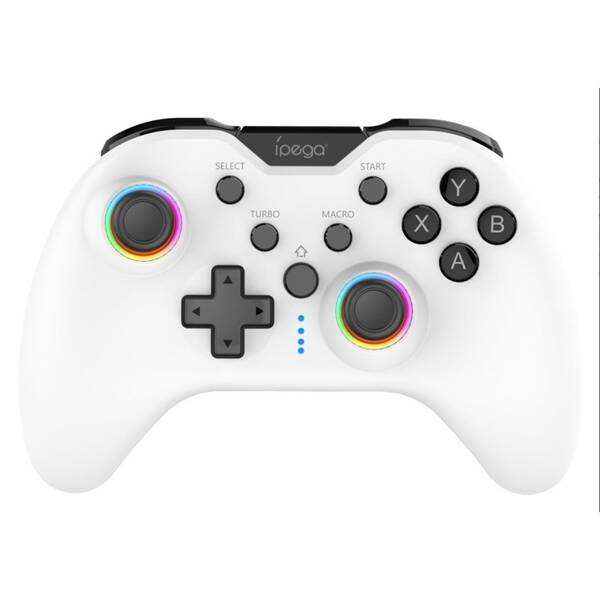 Gamepad iPega 9111B Bluetooth RGB pro Android/iOS/PS3/PS4/PC/N-Switch biely

