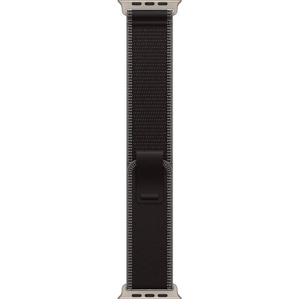 Remienok Apple 49mm čierny/uhlový trailový ťah – S/M – prírodný titán 

