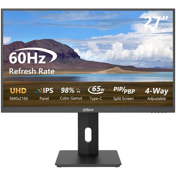 Monitor Dahua LM27-U401A čierny

