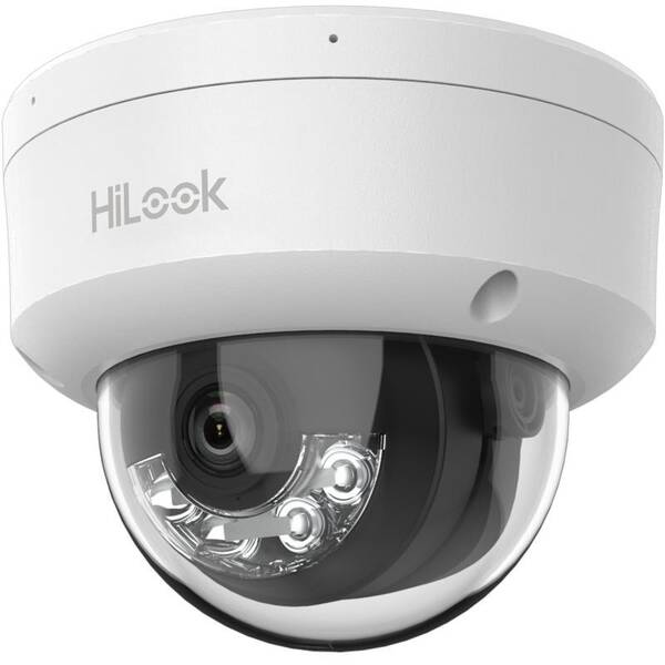IP kamera HiLook IPC-D180HA-LU, Dome, 8Mpix biela

