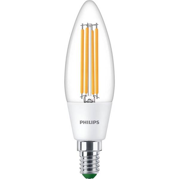 LED žiarovka Philips filament sviečka, E14, 2,3W, biela 

