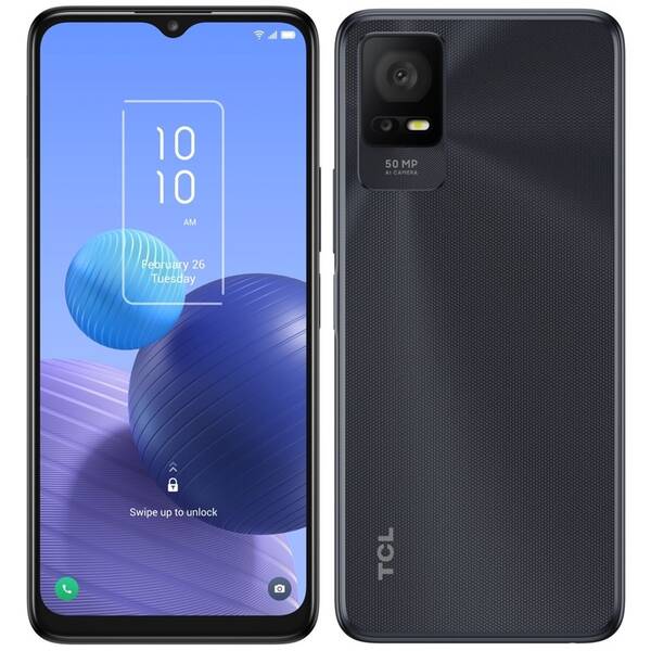 Mobilný telefón TCL 408 4 GB / 64 GB - Gravity Gray 

