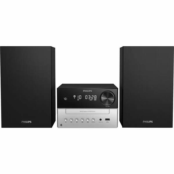 Mikro HiFi systém Philips TAM3205 čierny/strieborný

