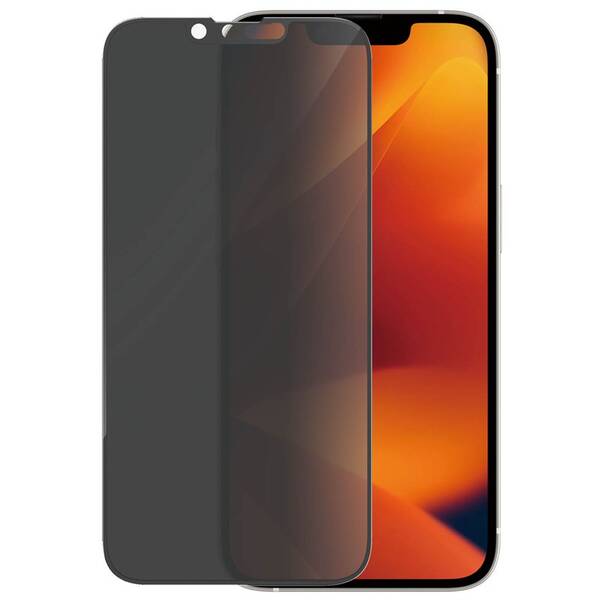 Tvrdené sklo PanzerGlass Privacy na Apple iPhone 14/13/13 Pro s inštalačným rámčekom 

