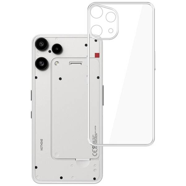 Kryt na mobil 3mk Clear Case na Nothing Phone (3a) Lite priehľadný

