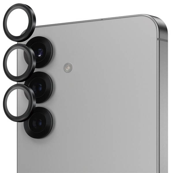 Ochranné sklo šošovky fotoaparátu PanzerGlass HoOps na Samsung Galaxy S25 čierne


