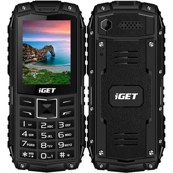 Mobilný telefón iGET Defender D10 Dual SIM čierny

