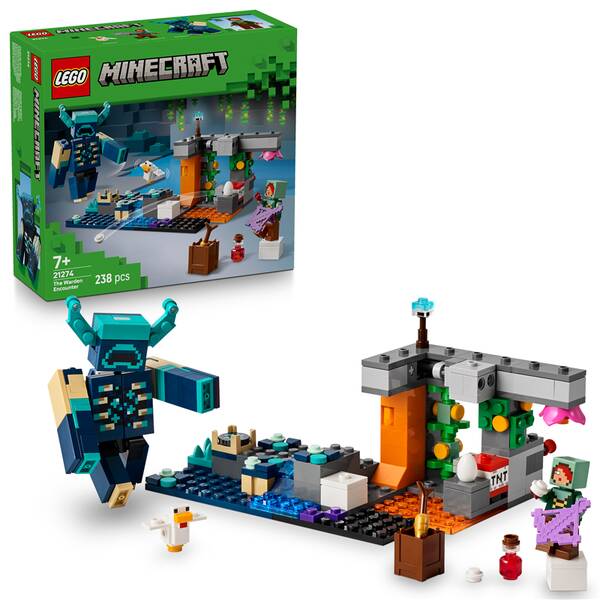 Stavebnica LEGO® Minecraft®  21274 Setkání se Strážcem 

