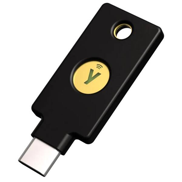 Bezpečnostný token Yubico YubiKey 5C NFC čierny

