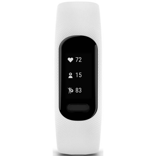 Fitness náramok Garmin vívosmart 5 - veľkosť S/M biely

