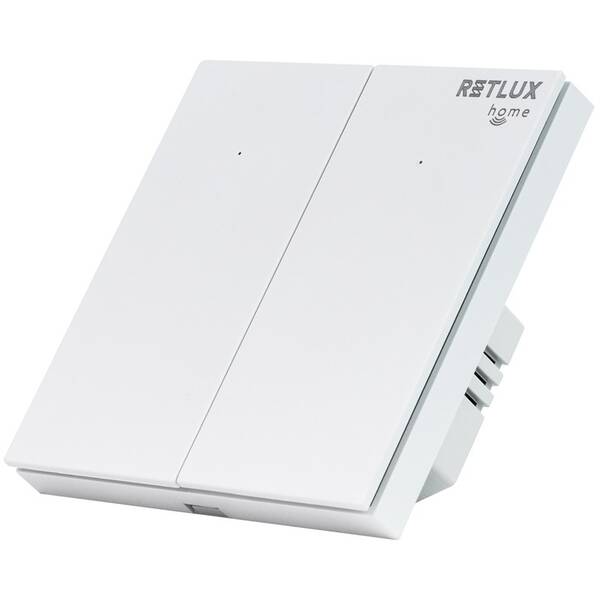 Vypínač RETLUX RSH 302 Smart dvojnásobný biely

