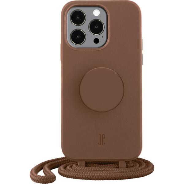 Kryt na mobil PopSockets Just Elegance na Apple iPhone 14 Pro hnedý

