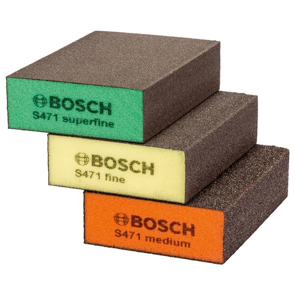 Brúsny papier Bosch 3 ks houbičky 

