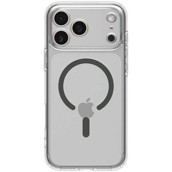 Kryt na mobil Spigen Ultra Hybrid MagSafe na Apple iPhone 17 Pro sivý/priehľadný

