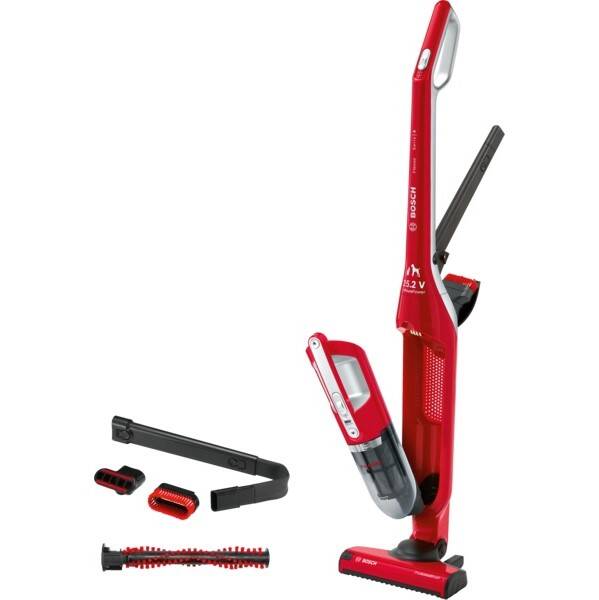 Tyčový vysávač Bosch BBH3ZOO25 Flexxo 25.2V, Serie 4 červený

