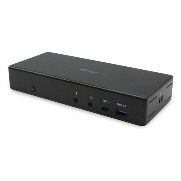 Dokovacia stanica i-tec USB-C Quattro Display, PD 85 W čierna

