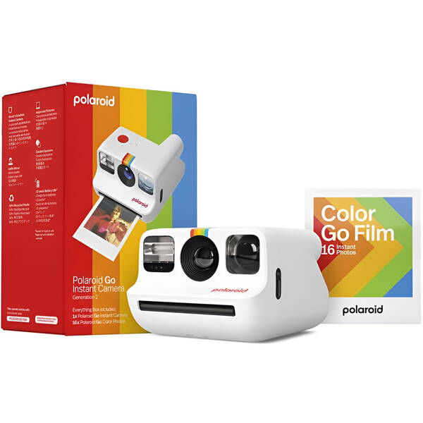 Instantný fotoaparát Polaroid Go Gen 2 E-box biely

