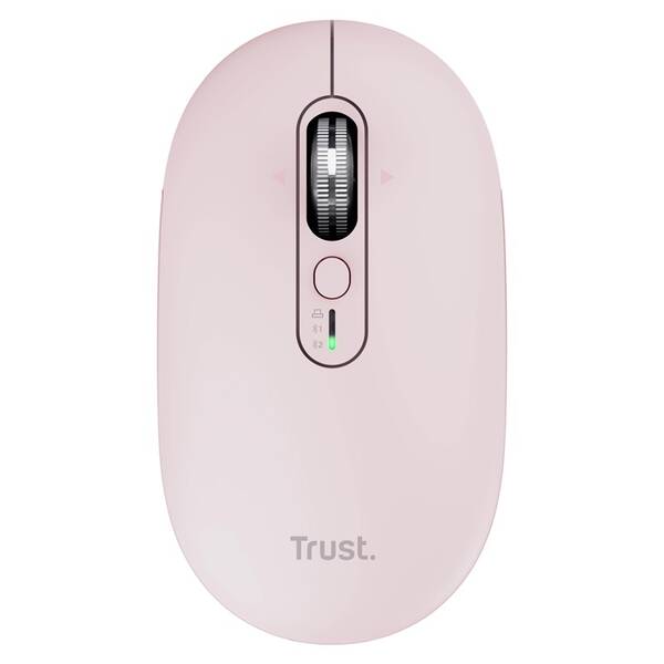 Myš Trust Seron Hyperscroll Slim ružová

