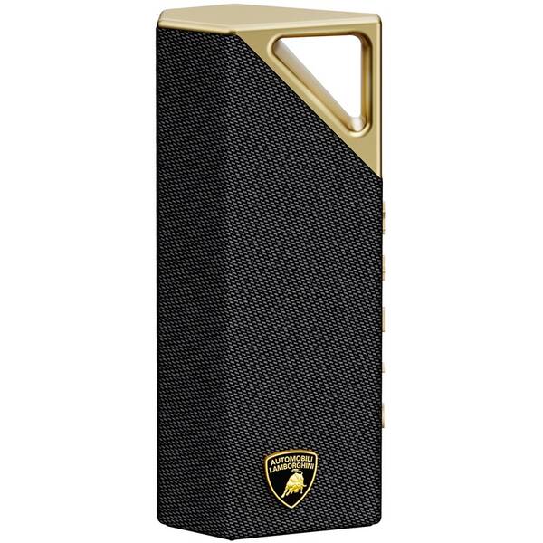Prenosný reproduktor BUGANi Brief Lamborghini čierny/zlatý

