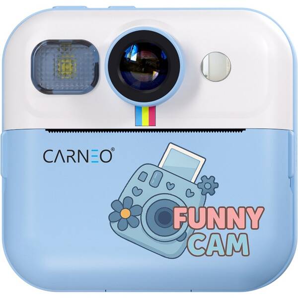 Instantný fotoaparát Carneo Funny cam modrý

