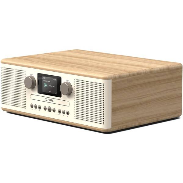 Rádioprijímač s DAB+ Pure Classic C-D6 biely/hnedý


