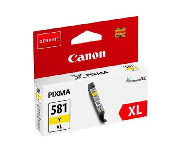 Cartridge Canon CLI-581XL Y BL SEC žltá

