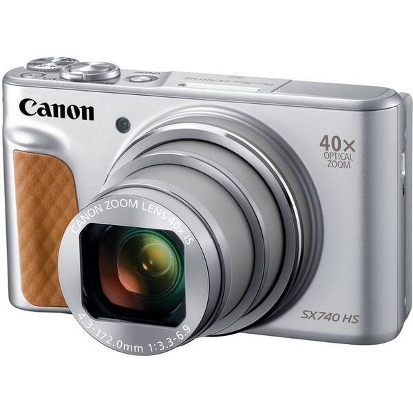 Digitálny fotoaparát Canon SX740 HS strieborný

