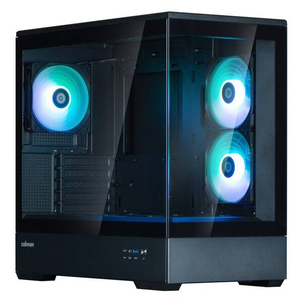 Case Zalman P30 Black V2 čierna

