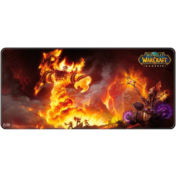 Podložka pod klávesnicu a myš FSH World of WarCraft Classic: Ragnaros XL oranžová

