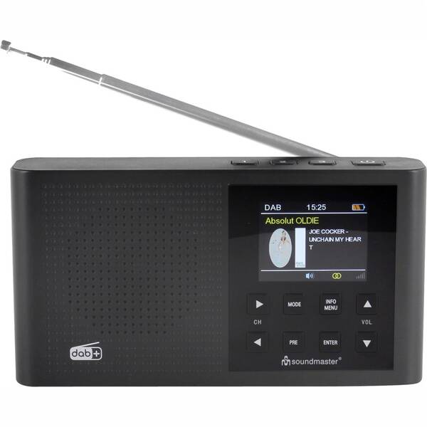 Rádioprijímač s DAB+ Soundmaster DAB165SW čierny

